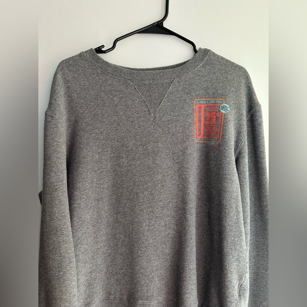 Disney Gray Crewneck Sweater Classic Casual Design